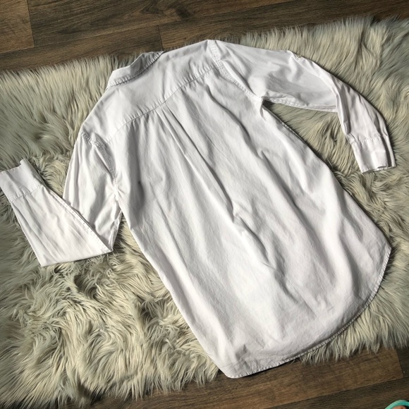 J. Crew Collared Button Down Tunic Top - Picture 2 of 6